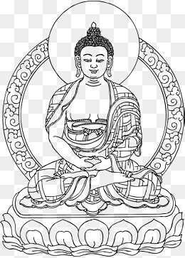 260x363 Buddha Image Png Images Vectors And Free Download - Buddha Line Drawing