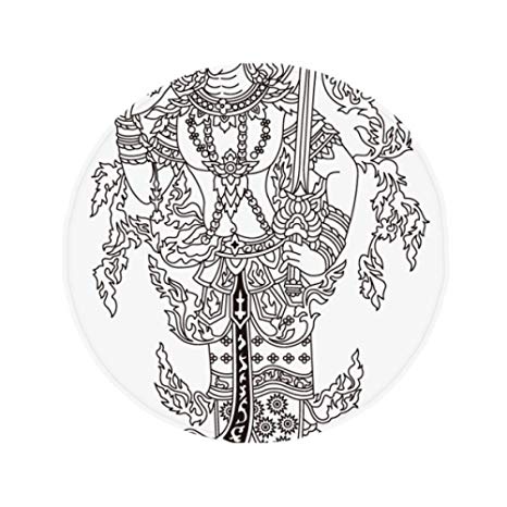 466x466 diythinker thailand black outline line drawing buddha - Buddha Line Drawing