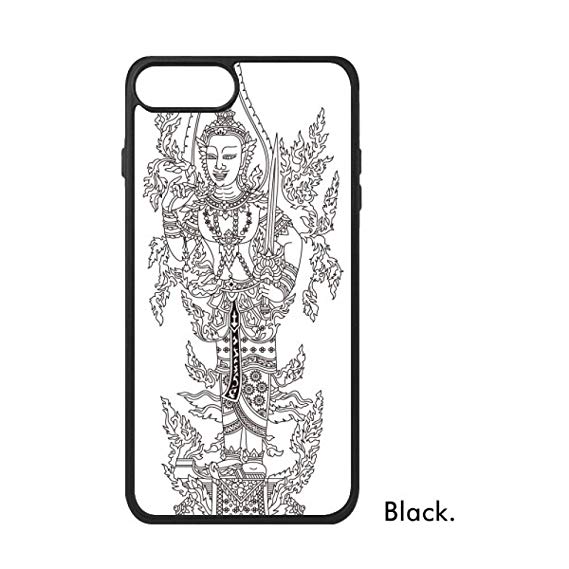 569x569 Thailand Black Outline Line Drawing Buddha For Iphone - Buddha Line Drawing