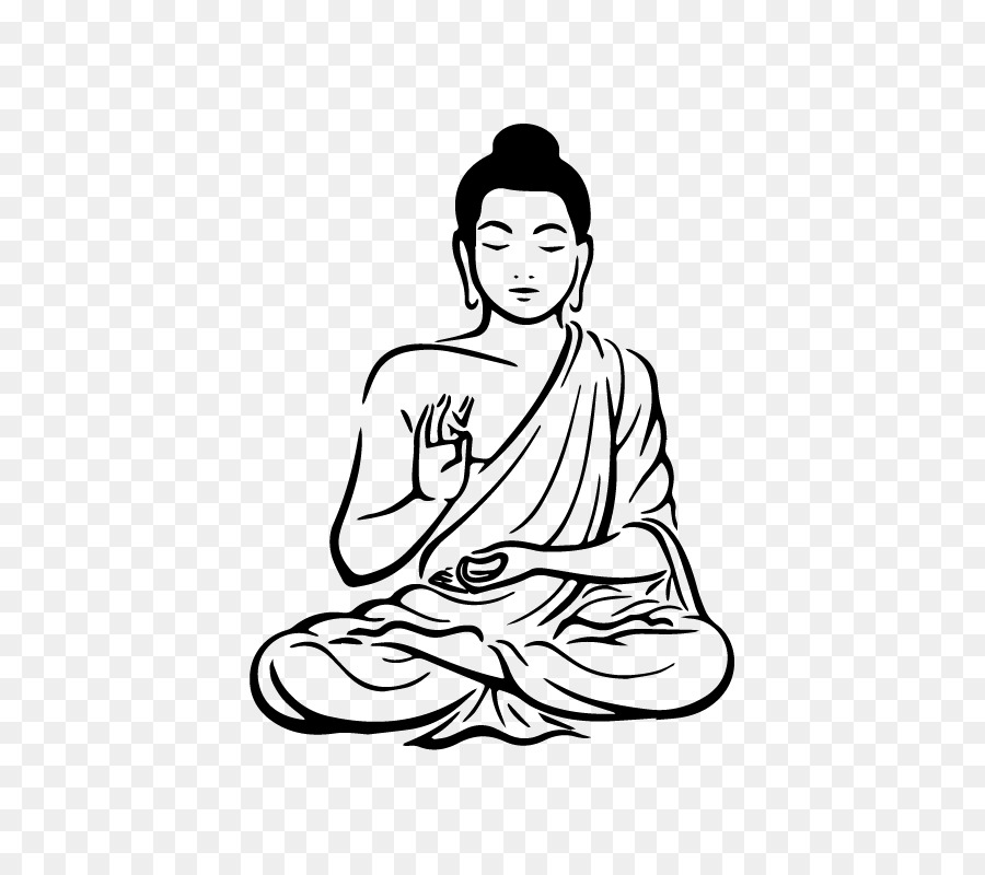 Buddha Outline Drawing