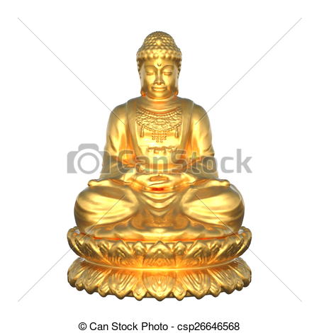 450x470 Image Of Buddha Statue Stock Illustration - Buddha Statue Drawing