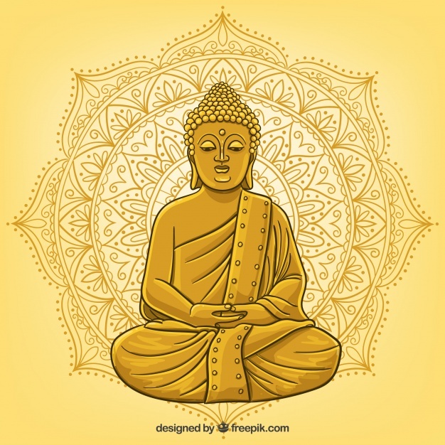 626x626 Buddha Vectors, Photos And Free Download - Buddha Statue Drawing
