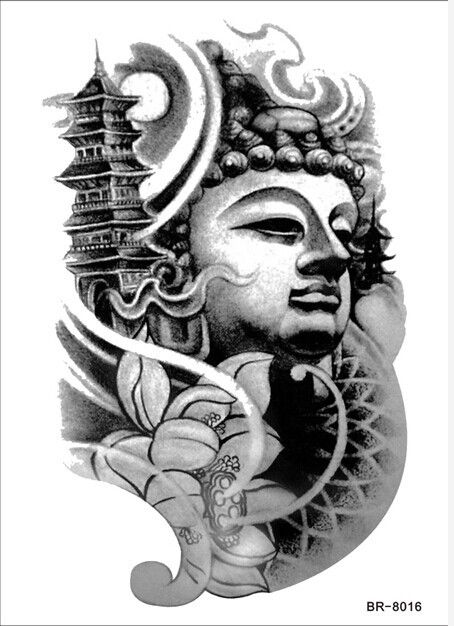 Buddha Tattoo Drawing at PaintingValley.com | Explore collection of ...