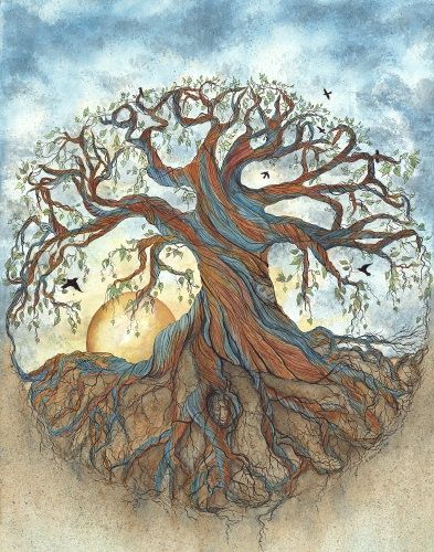 393x500 Bodhi Tree, Would Love This For A Tattoo Art Tree Of Life - Buddha Tree Drawing