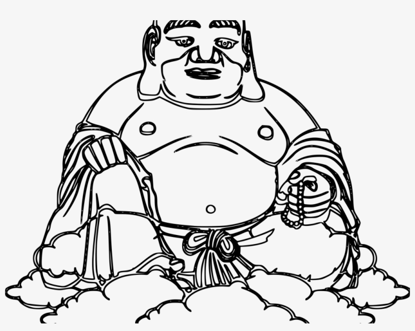 820x655 buddhist drawing laughing buddha - Buddhist Drawing