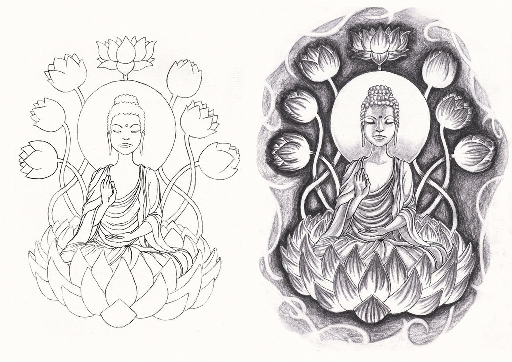 1024x724 drawn dagger buddhist - Buddhist Drawing