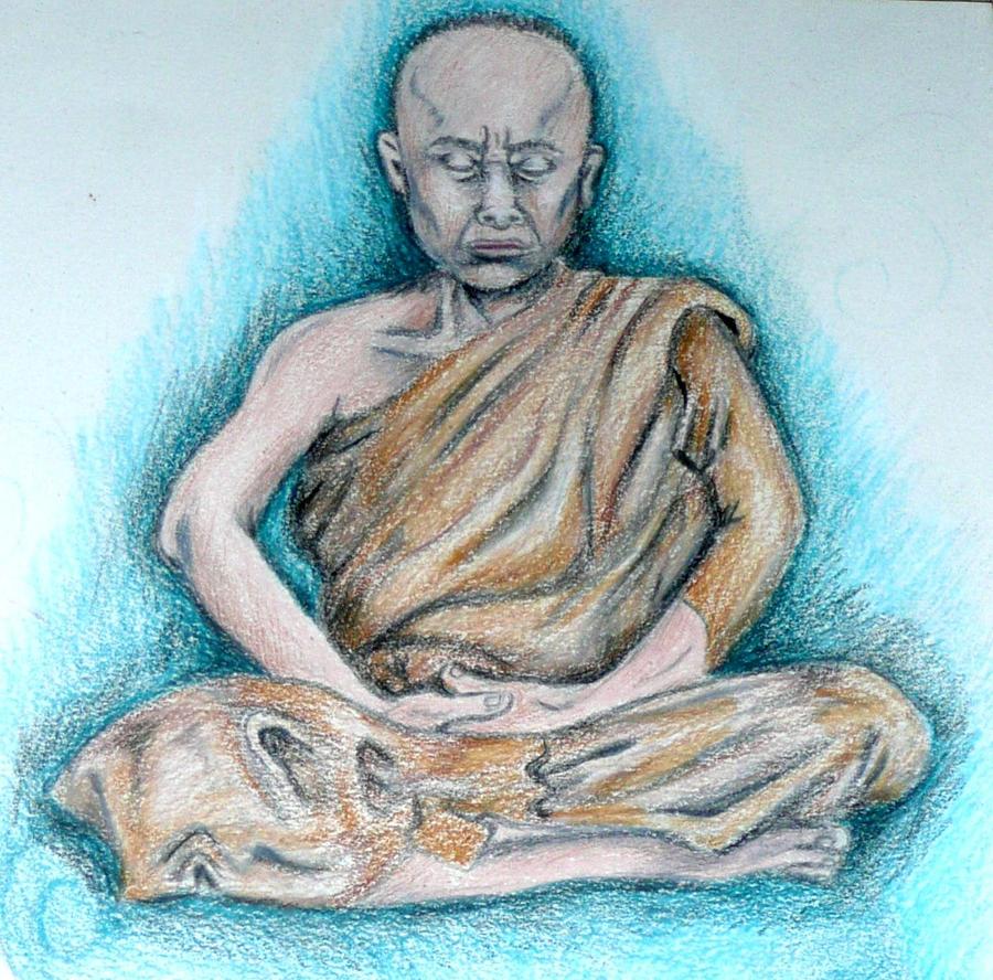 900x888 buddhist monk drawings fine art america - Buddhist Monk Drawing