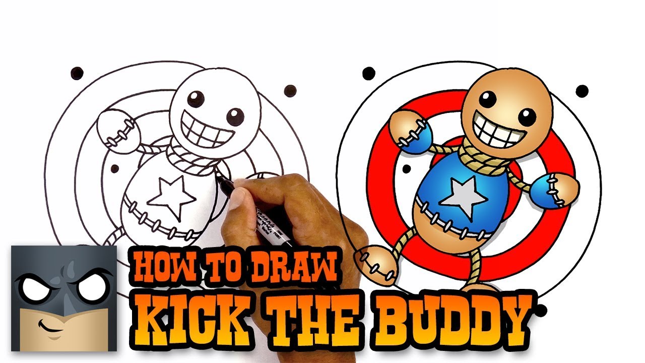 1280x720 how to draw kick the buddy awesome step - Buddy Drawing