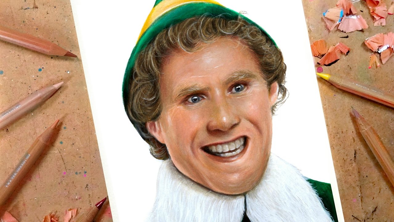 1280x720 Drawing Buddy The Elf Advent Day - Buddy The Elf Drawing