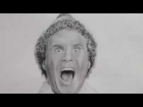 480x360 Drawing Will Ferrell As Buddy The Elf Mr Markzilla Artist - Buddy The Elf Drawing