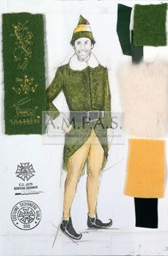 236x360 Elf Costume Design Drawing - Buddy The Elf Drawing