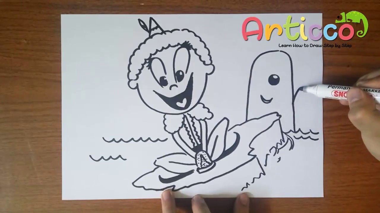 1280x720 How To Draw Buddy The Elf And Mr Narwhal - Buddy The Elf Drawing