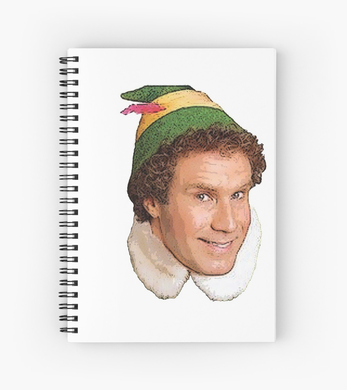 1171x1313 Buddy The Elf Will Ferrell Christmas Movie Spiral Notebooks - Buddy The Elf Drawing