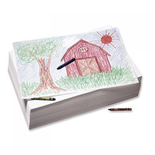 500x500 nasco white budget drawing paper - Budget Drawing