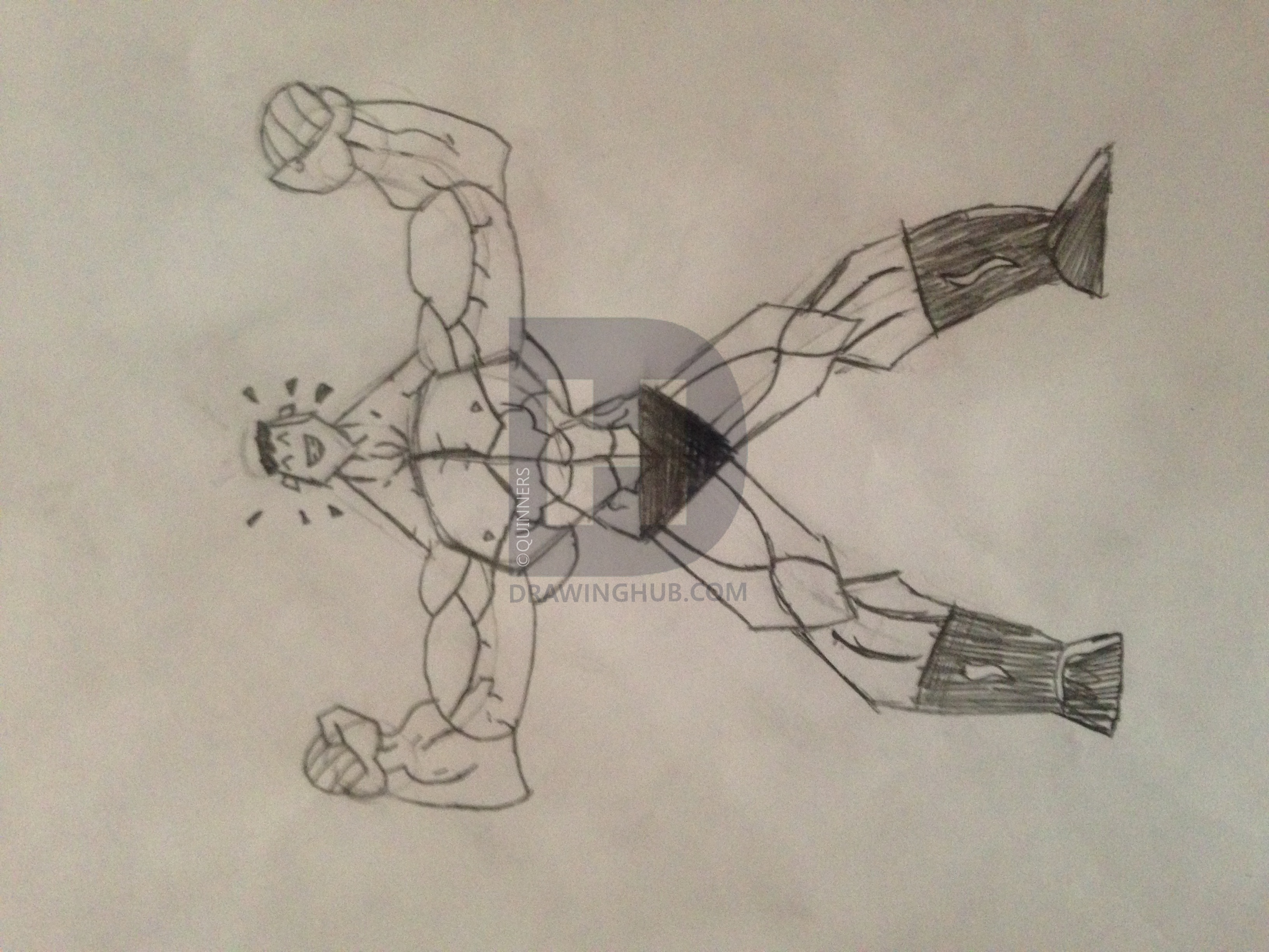 3264x2448 Buff Guy Drawing - Buff Guy Drawing