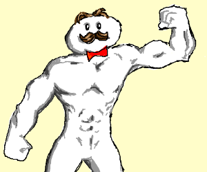 300x250 Buff Pringles Guy Drawing - Buff Guy Drawing