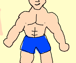 300x250 Buff Guy Drawing - Buff Guy Drawing