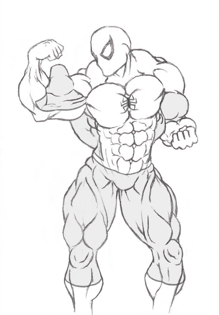 745x1072 Buff Guy Drawing - Buff Guy Drawing
