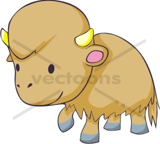 320x288 cute buffalo cartoon - Buffalo Cartoon Drawing
