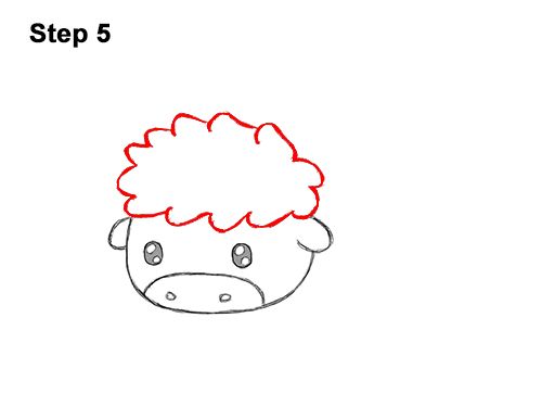 500x386 How To Draw A Bison - Buffalo Drawing Step By Step