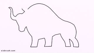 320x180 How To Draw An Asian Water Buffalo - Buffalo Drawing Step By Step