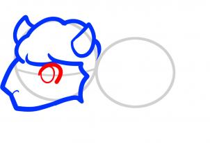 302x206 How To Draw How To Draw A Buffalo For Kids - Buffalo Drawing Step By Step