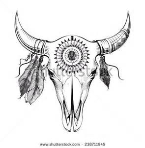 295x300 Buffalo Skull Pencil Drawing - Buffalo Head Drawing