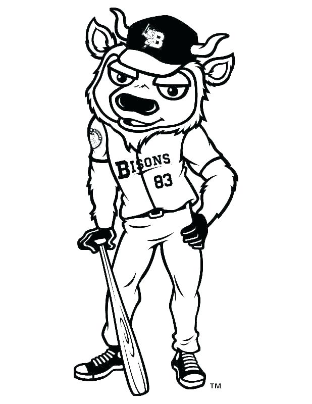 618x800 Buffalo Coloring Pages Printable Draw A Drawings Line - Buffalo Line Drawing