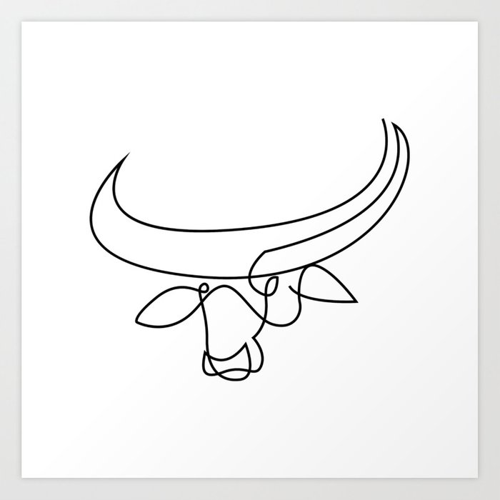 700x700 Buffalo One Line - Buffalo Line Drawing