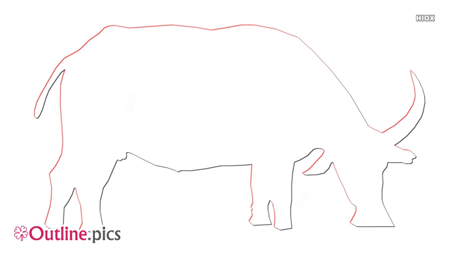 Buffalo Outline Drawing at PaintingValley.com | Explore collection of ...