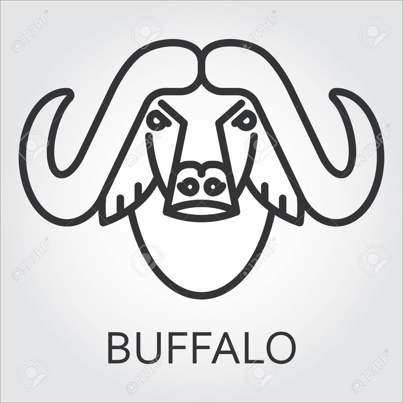 1300x1300 Huge Collection Of 'buffalo Outline Drawing' Download More Than - Buffalo Outline Drawing