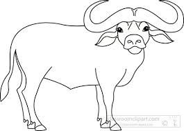265x190 Image Result For Buffalo Clipart Black And White - Buffalo Outline Drawing