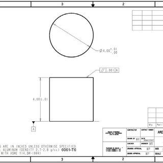 320x320 Aluminum Buffer Plate Drawing Download Scientific Diagram - Buffer Drawing