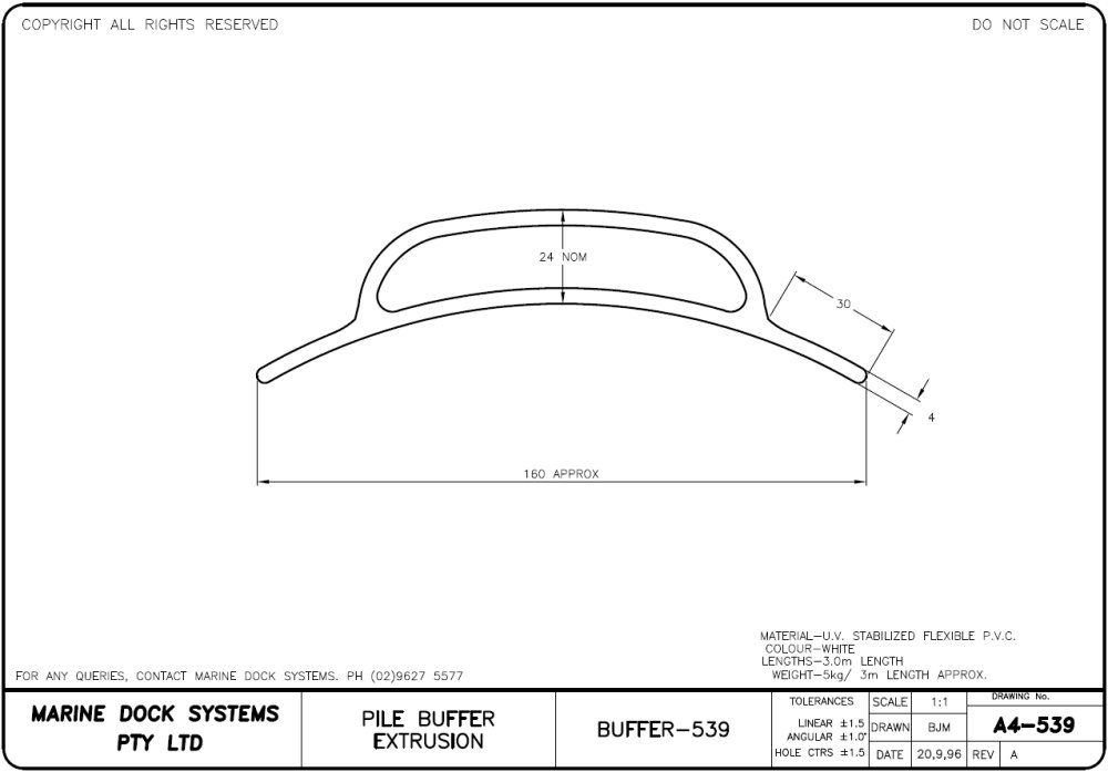 1000x697 jetty pile buffer marine dock systems, mds - Buffer Drawing