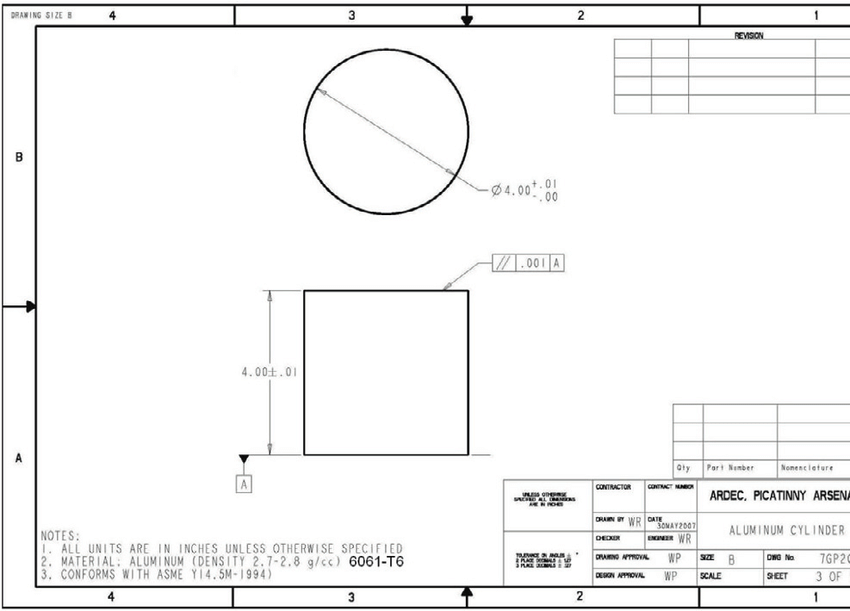 850x611 Aluminum Buffer Plate Drawing Download Scientific Diagram - Buffer Drawing