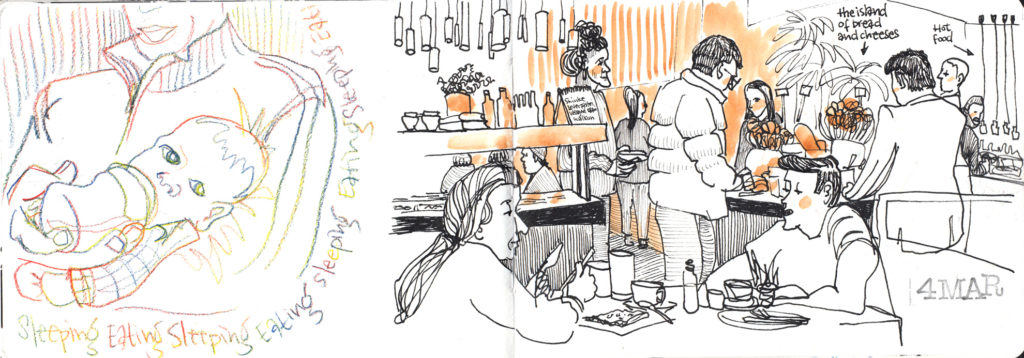 1024x358 Drinking And Drawing Koosje Koene - Buffet Drawing