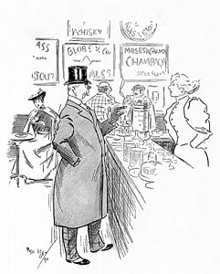 241x300 Railway Station Buffet Gentleman Drawing - Buffet Drawing