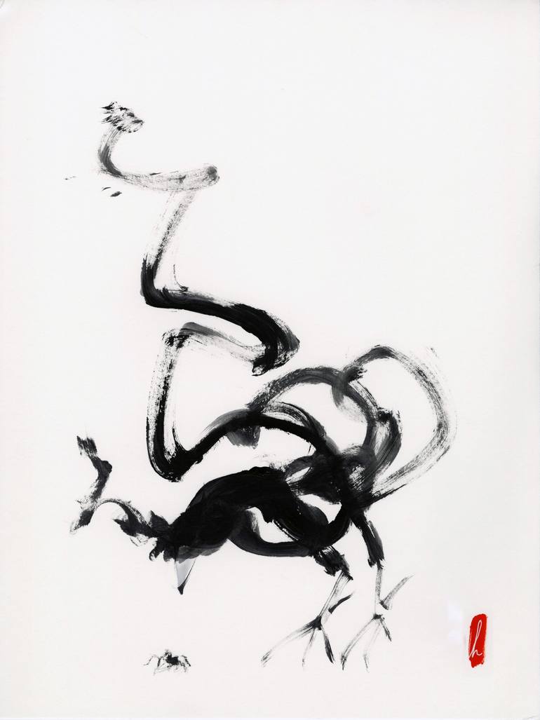 770x1027 zen chicken and the bug drawing - Bug Drawing