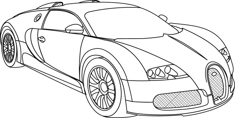 Bugatti Drawing at PaintingValley.com | Explore collection of Bugatti ...