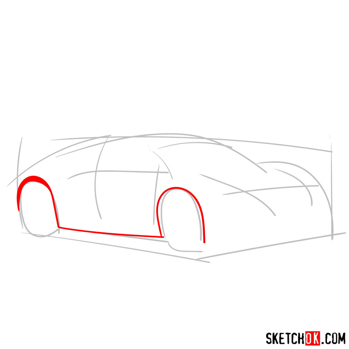 1200x1200 how to draw bugatti veyron super sport - Bugatti Drawing Step By Step