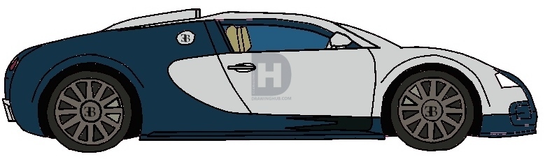 779x228 how to draw a bugatti veyron, step - Bugatti Drawing Step By Step