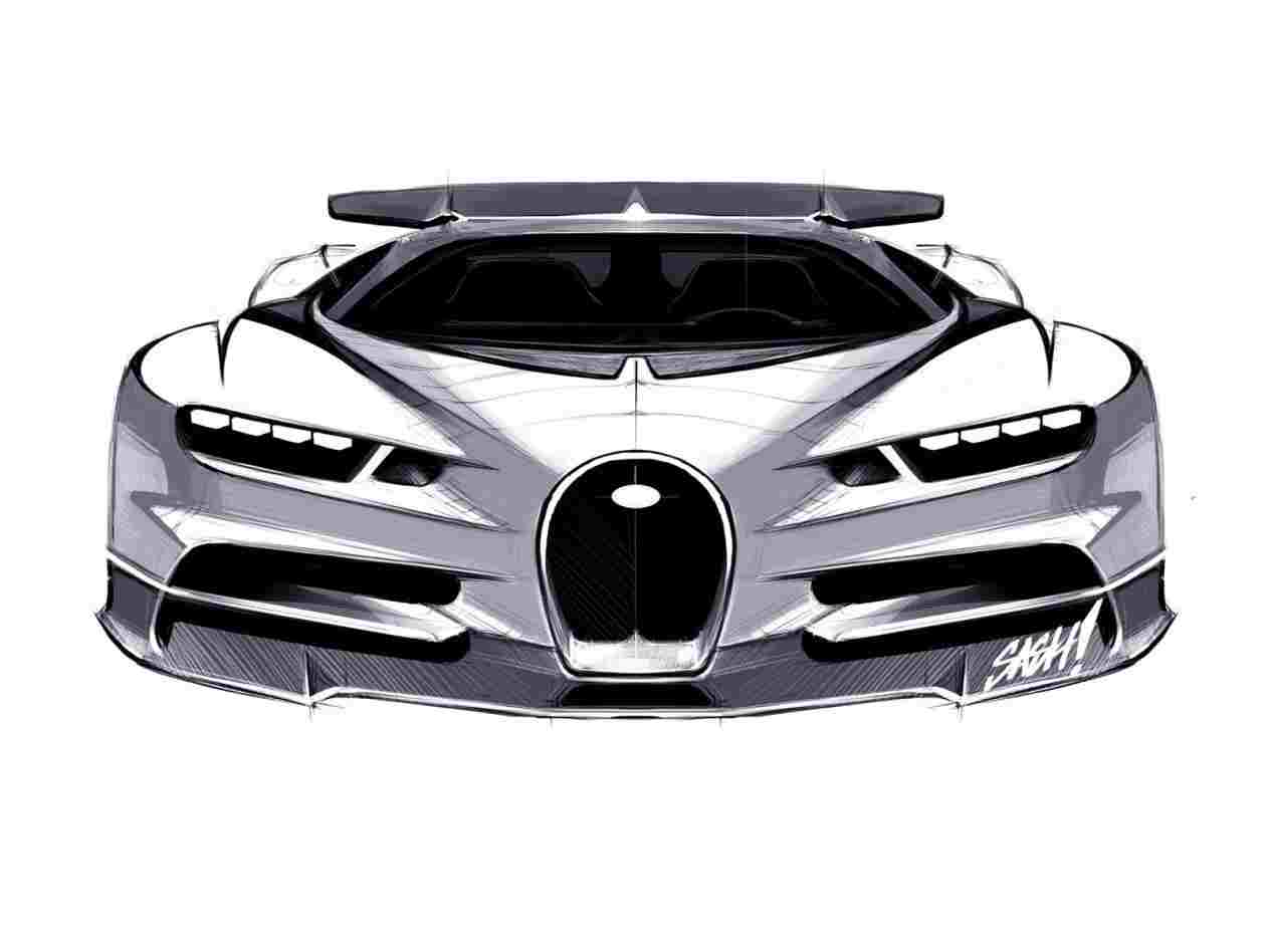 Bugatti Veyron Drawing at PaintingValley.com | Explore collection of