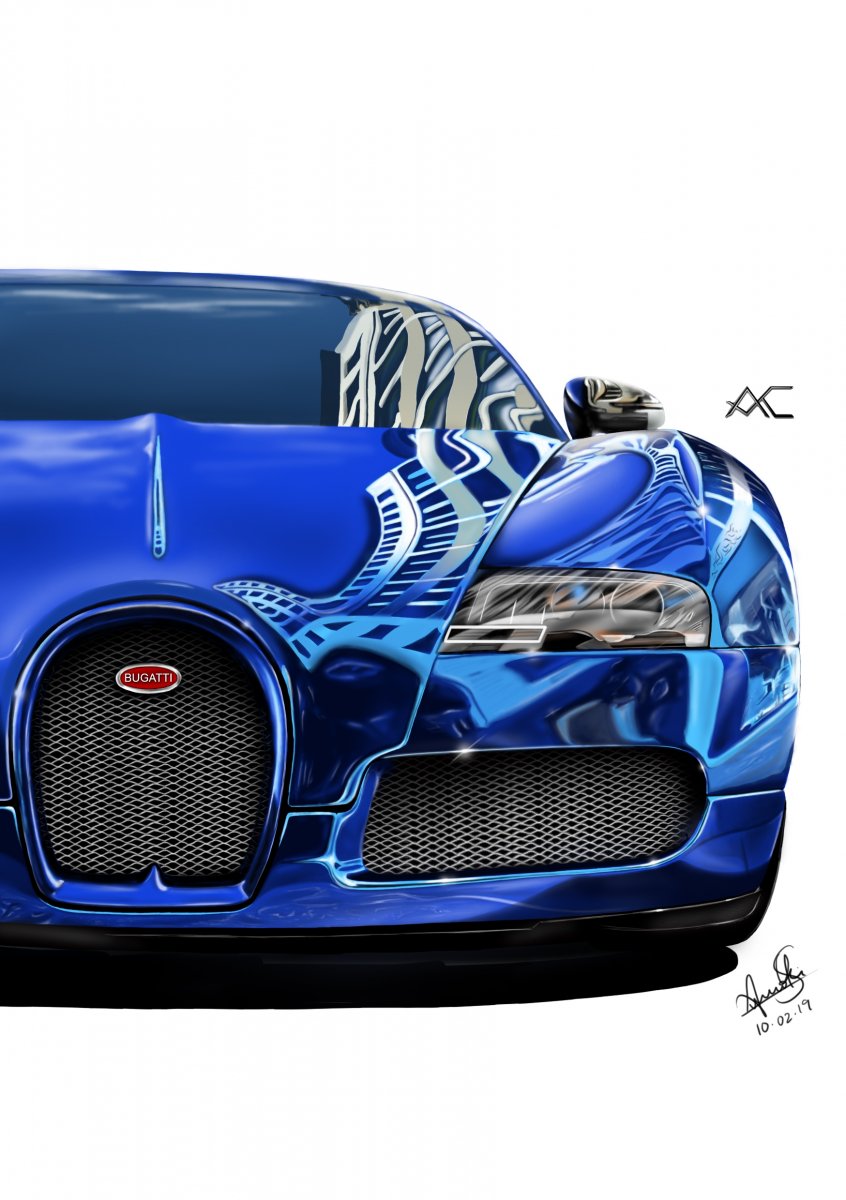 Bugatti Veyron Drawing at Explore collection of