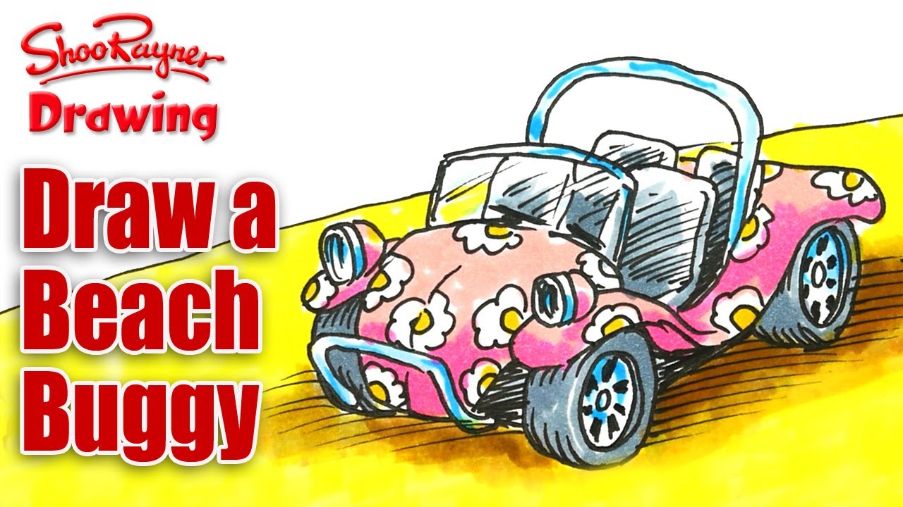 1280x720 how to draw a beach buggy - Buggy Drawing