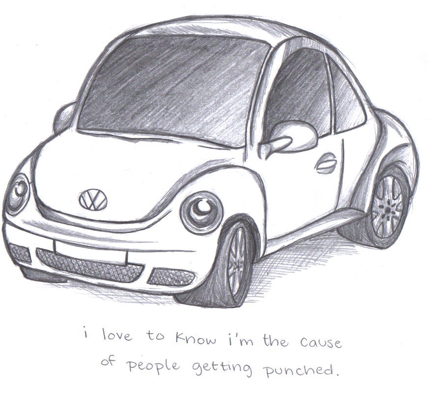 900x815 punch buggy - Buggy Drawing
