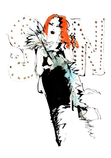 375x532 Bugle Drawings For Sale Saatchi Art - Bugle Drawing