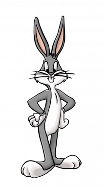 215x382 how to draw bugs bunny, cartoons, easy step - Bugs Bunny Cartoon Drawing
