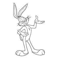 230x230 top free printable bugs bunny coloring pages online - Bugs Bunny Cartoon Drawing