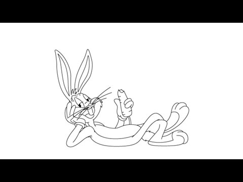 480x360 How To Draw Bugs Bunny - Bugs Bunny Drawing
