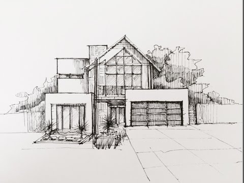 480x360 Architectural Sketching - Building Architecture Drawing